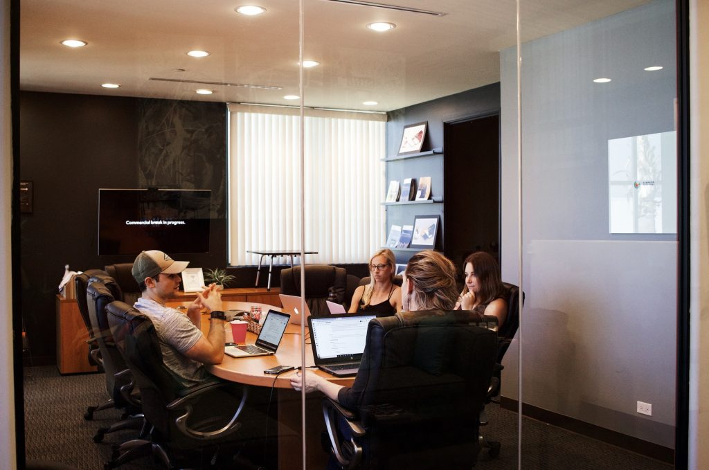 Sheer Blinds for Glass Office Dividers